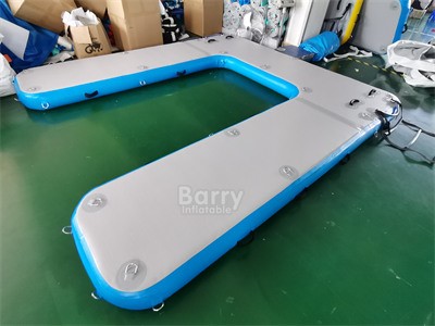 New Inflatable Water Leisure Platform Inflatable U Dock Custom Inflatable Platform